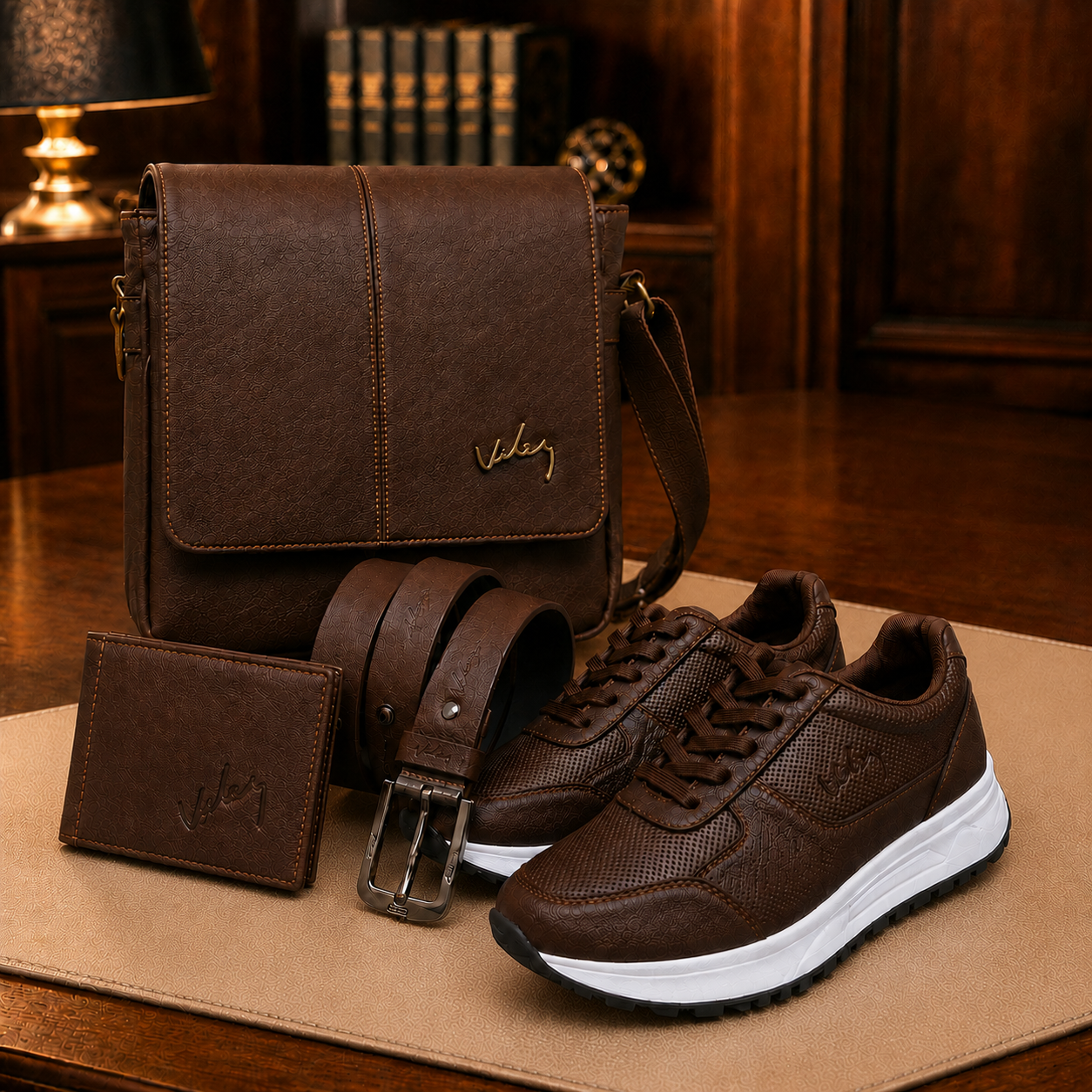 Combo Premium para Papá: Tenis + Bolso + Correa + Billetera
