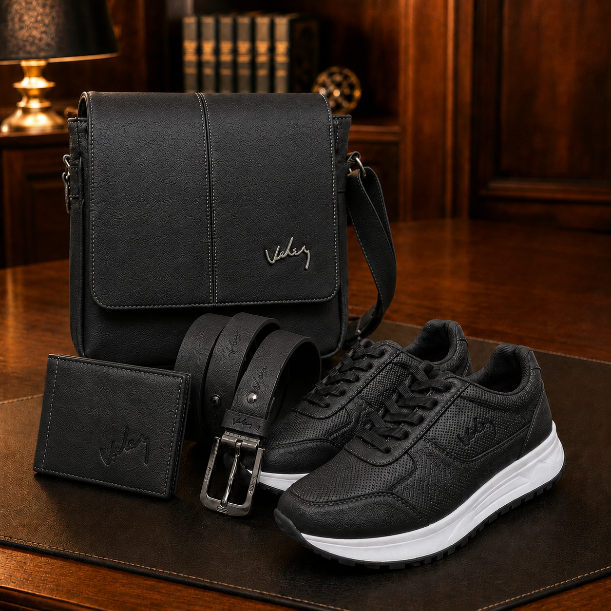 Combo Premium para Papá: Tenis + Bolso + Correa + Billetera